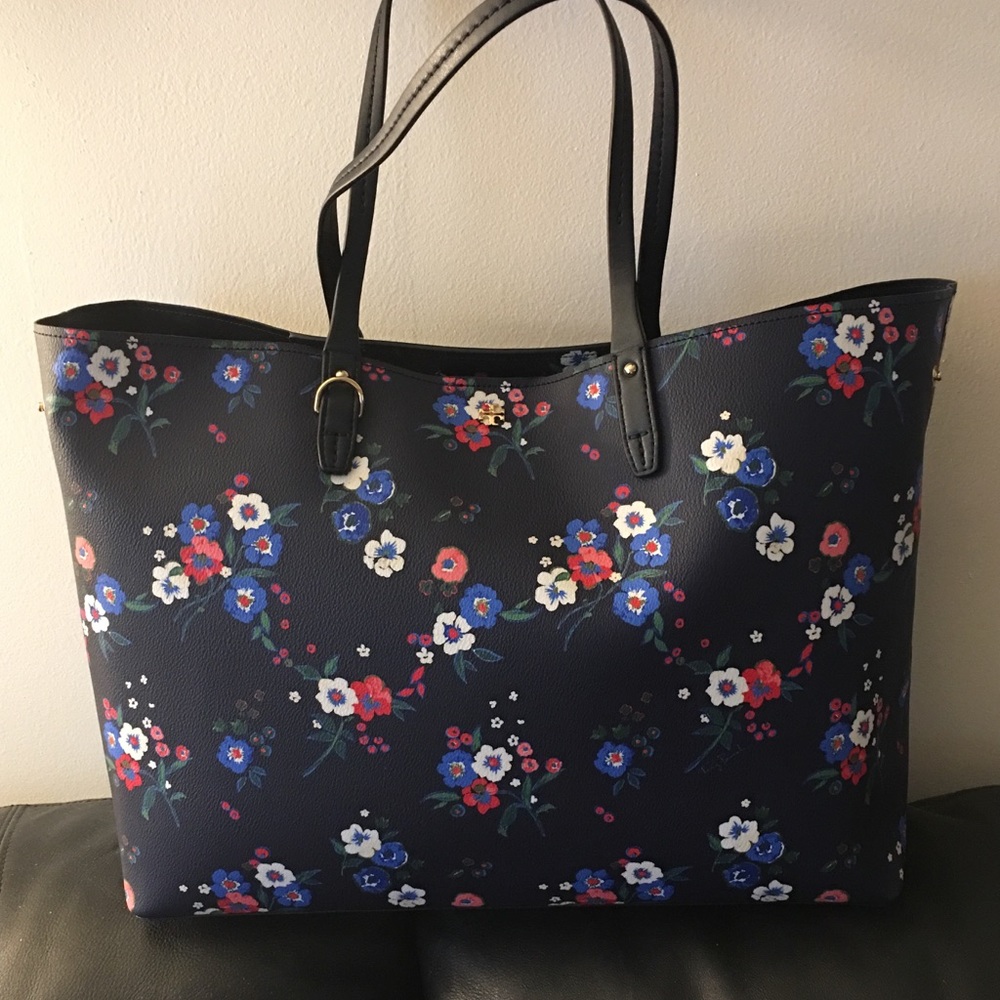 🌺NWT ! Tory Burch Kerrington Pansy Bouquet !🌺